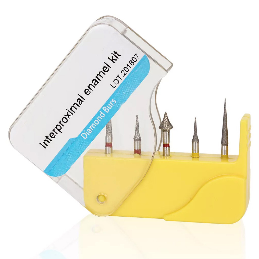 Dental Orthodontic Interproximal Enamel Diamond Burs Kit (IPR Burs Kit)